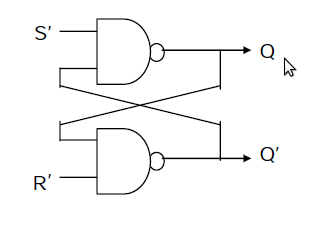NAND-based SR Latch Circuit Diagram