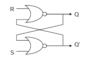 NOR-based SR Latch Circuit Diagram